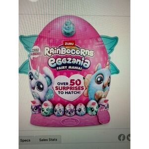 Eggzania Fairy Mania (Elephant) by ZURU, Plush Toy, Collectible Plush, Surprise